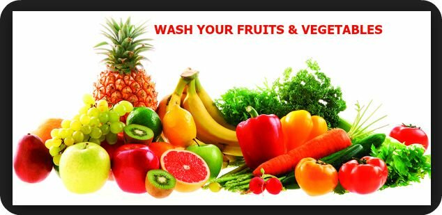 Wash Your Fruits and Vegetables