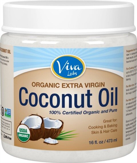 Viva Labs Organic Extra Virgin Coconut Oil, 16 Ounce