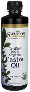 Swanson 100% Certified Organic Castor Oil