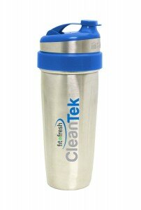 Fit & Fresh CleanTek 26 ounce Stainless Steel Shaker