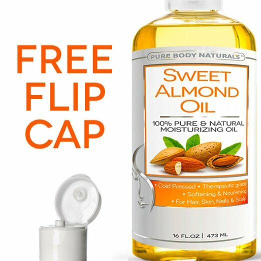 Pure Body Naturals Sweet Almond Oil