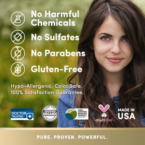 Differences between Pura d'or Shampoo Gold vs Blue Label