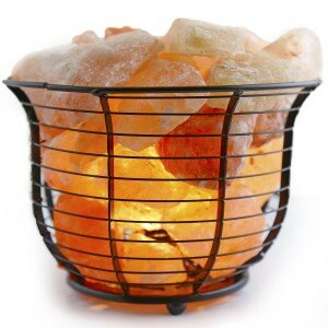 Crystal Allies Gallery Natural Himalayan Salt Wire Mesh Basket Lamp Review